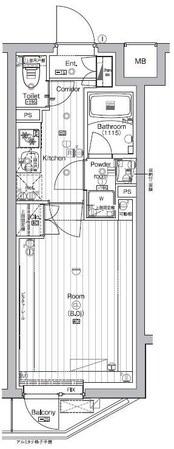 COURTYARD洗足の物件間取画像